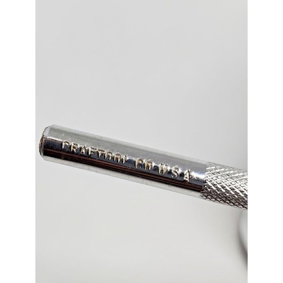 Vintage Leather Moon Figure Carving Stamp Tool Craftool Co. USA  C431 - Picture 7 of 8